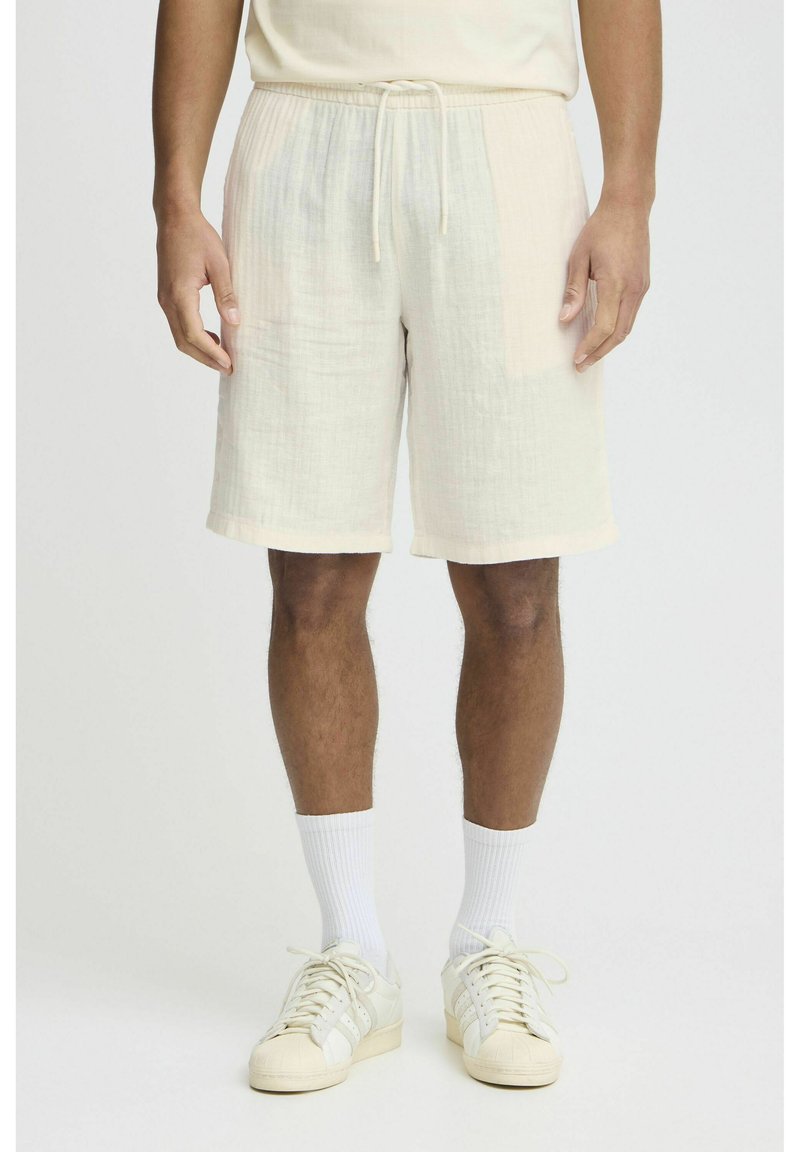 Blend BHMORGAN LINEN MIX - Jogginghose - snow white