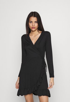 VILINDA DRESS - Vestito di maglina - black