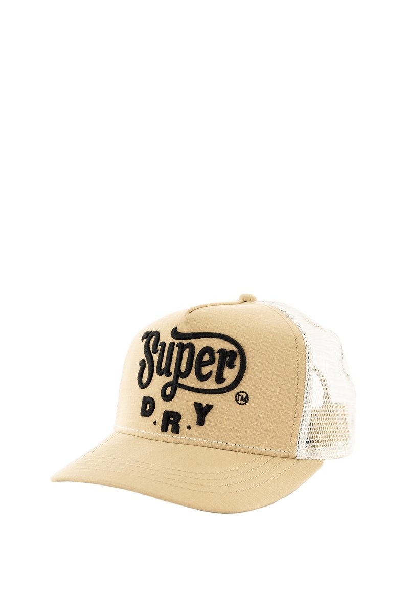 Superdry Casquette De Baseball Graphique Béret Femme - Warm Grey