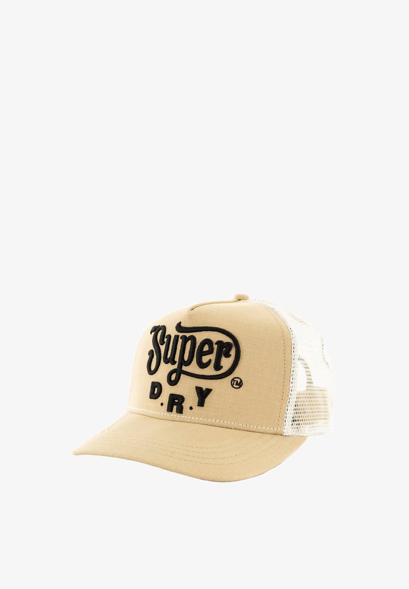 Superdry Casquette De Baseball Graphique Béret Femme - Warm Grey