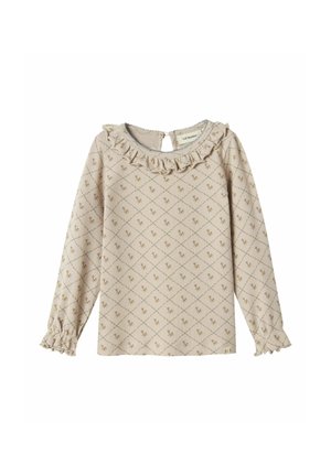 Lil' Atelier Top s dlhým rukávom - gray morn