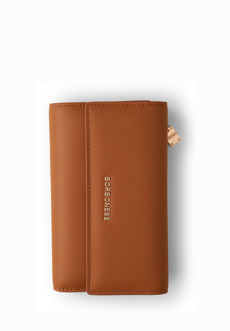Borbonese LETTERING LARGE - Wallet - caramel