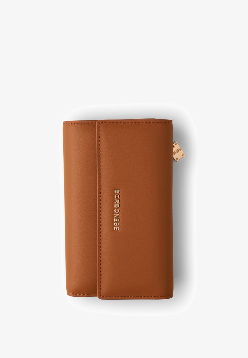 Borbonese LETTERING LARGE - Wallet - caramel