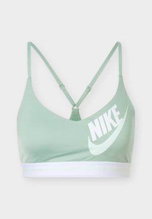 Nike Performance, INDY LOGO BRA - Αθλητικό σουτιέν ελαφριάς στήριξης - steam/white/barely green