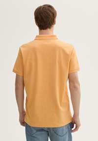 TOM TAILOR BASIC WITH CONTRAST - Polo - pepper orange white melange