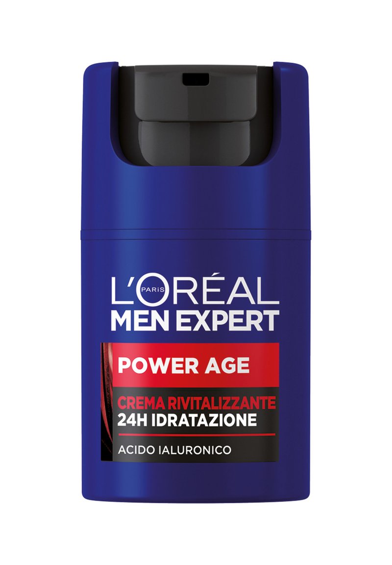 L'Oréal Men Expert - CREMA RIVITALIZZANTE POWER AGE, 24H IDRATAZIONE, CON ACIDO IALURONICO, 50ML - Crema da giorno, Ingrandire