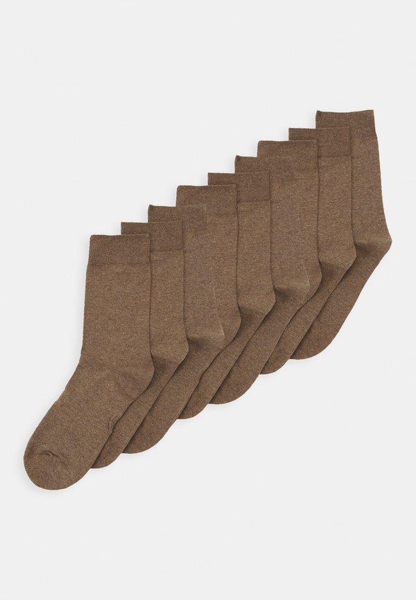 ONLINE UNISEX 9 PACK - Socks - caramel melange