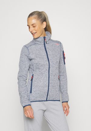WOMAN JACKET - Fleece jacket - blue ink bianco
