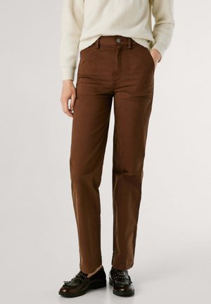 TINI - Hlače - chocolate brown