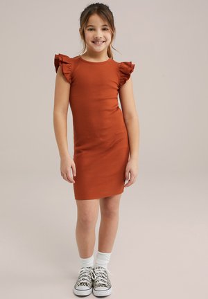 Rochie de zi - cinnamon brown