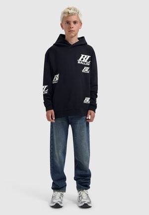 Ballin, LOOSE FIT HOODIE LS SWEATERS - Hoodie - black