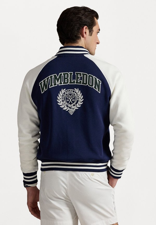 WIMBLEDON DOUBLE KNIT BASEBALL JACKET UNISEX - Bomber Jacket