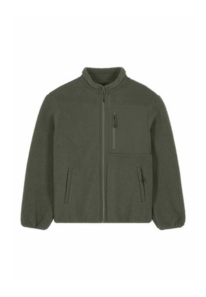 BRUTAL EMBROIDERY UNISEX SHERPA - Fleecejacke - khaki