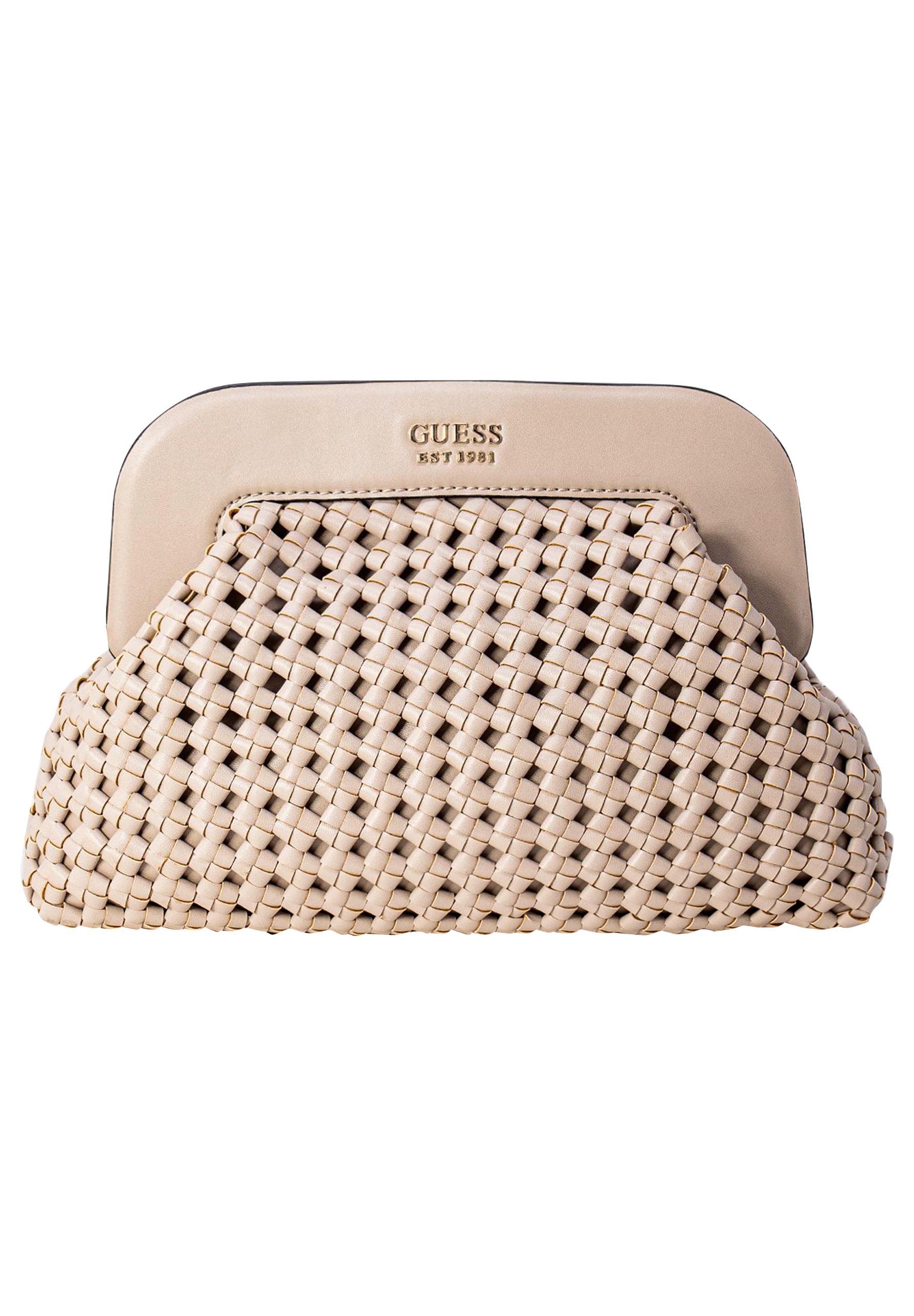 Pochette Guess in Pelliccia Beige - 22646183