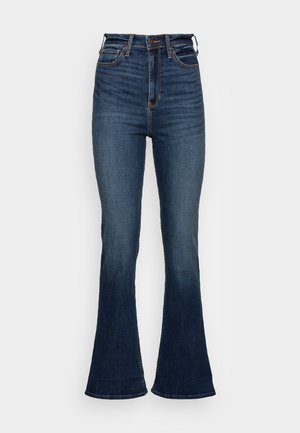 EMBELLISHED BOOT - Vaqueros a campana - blue