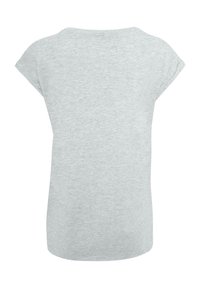 Grijze T-shirt met korte mouwen, in een relaxte pasvorm en met een ronde hals. Gemaakt van zachte, gestructureerde stof. Geen zichtbare patronen of accenten.