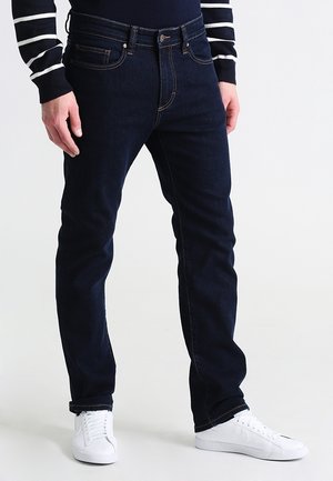 Straight leg jeans - rinsed denim