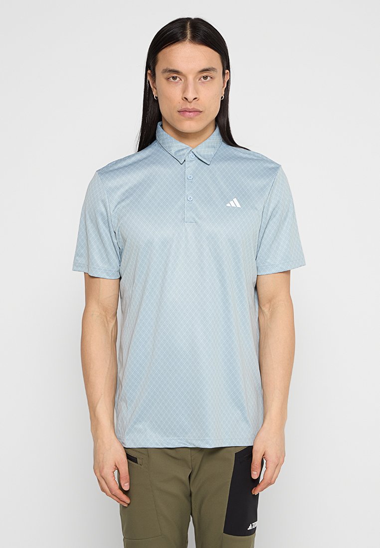 adidas Golf Poloshirt lichtblauw adidas Golf Poloshirt lichtblauw