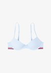 GLOBAL STRIPES PUSH UP - Bikiinide ülaosa - sweet blue
