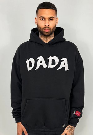DADA, MIT LOGO UND ZIP-TASCHE AM ÄRMEL - Hoodie - schwarz