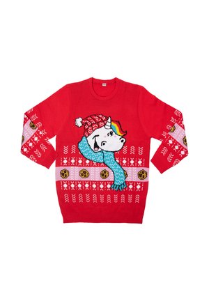 FRIENDS WINTER PULLOVER UGLY - Jumper - rot