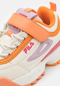 Fila DISRUPTOR UNISEX - Sneakers laag - marshmallow/shell coral