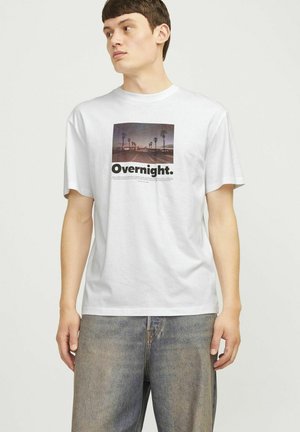 FOTODRUCK RUNDHALS  - T-Shirt print - bright white
