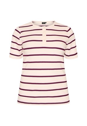 Zizzi, T-Shirt print - lila