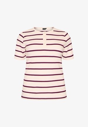 Zizzi, T-Shirt print - lila