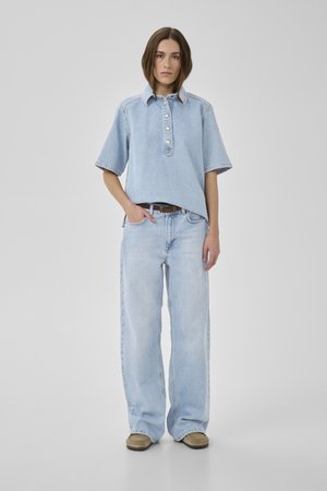 My Essential Wardrobe, MWWIDE 5 THE LOUIS - Laza szabású farmerek - light blue wash