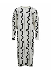 Object OBJRAY - Vestido De Punto - Black/fossil/multicolor