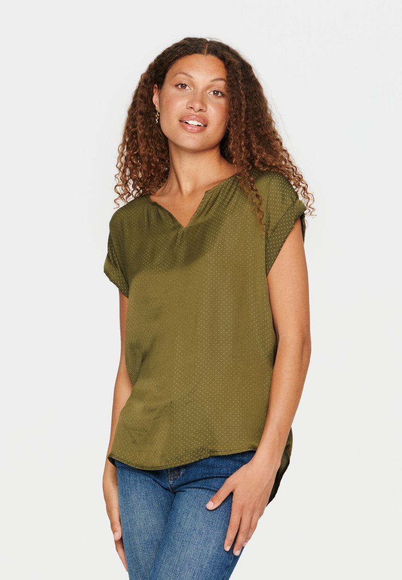 Saint Tropez - BRIANA - Blus - army green, Förstora