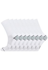 8ER-PACK - Träningssockor - wit
