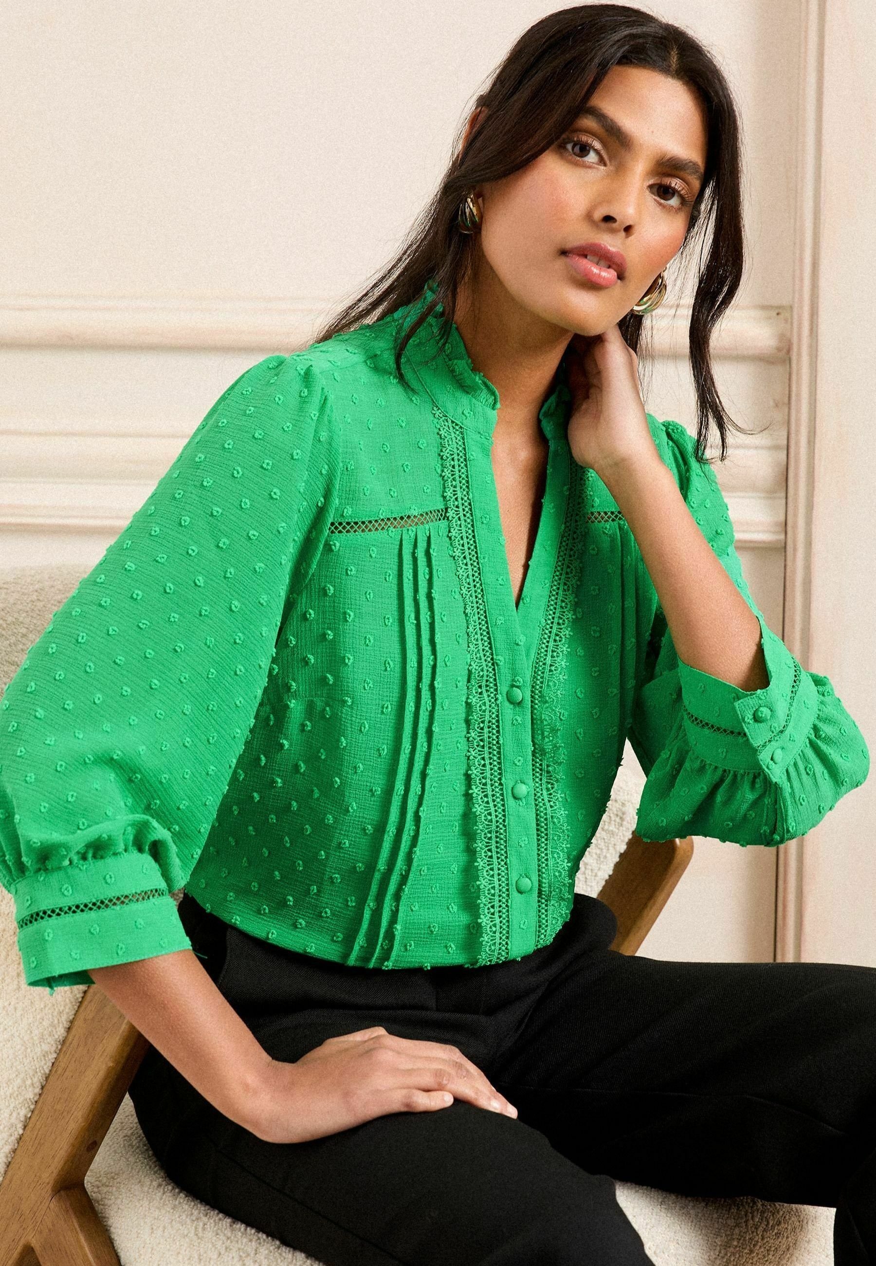 Love & Roses Blouse - green - Zalando