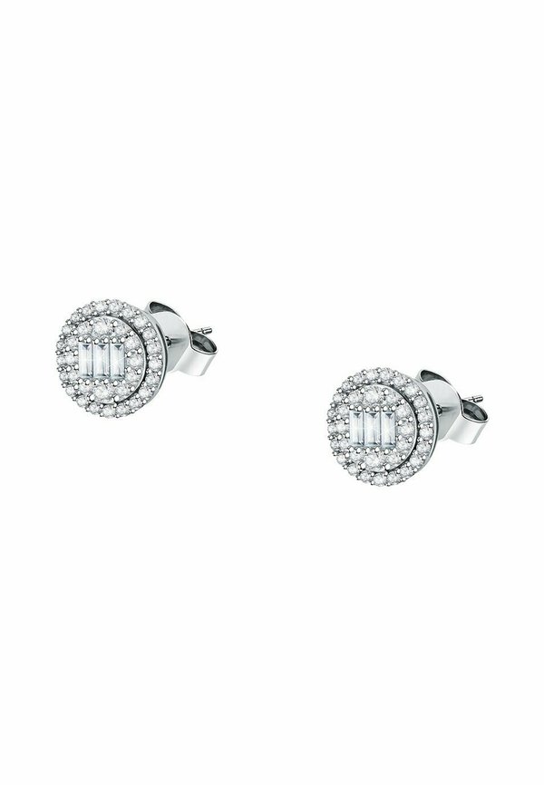 Ohrringe - weißgoldfarben