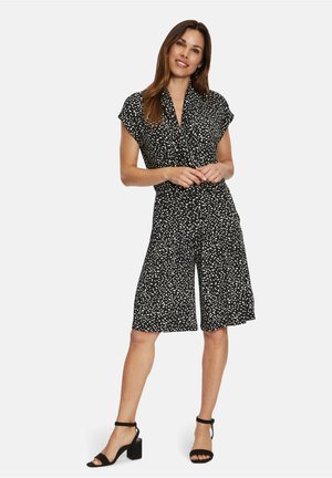 MIT EINGRIFFTASCHEN - Jumpsuit - schwarz weiß