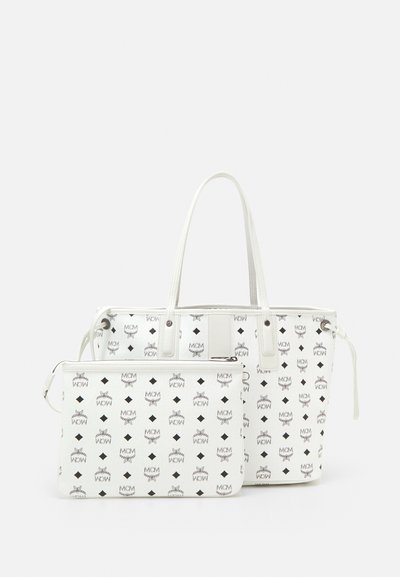 MCM REVERSIBLE LIZ SHOPPER IN VISETOS - Maisiņveida soma - white