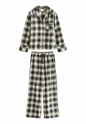 REGULAR FIT SET - Pyjama - monochrome check