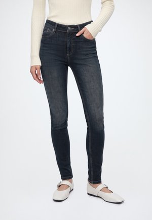 ONLY, ONLBLUSH COATED SKINNY - Дънки Skinny Fit - dark blue denim