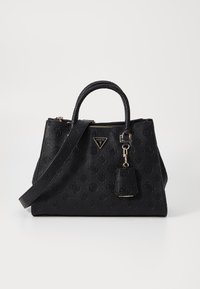 Guess - CRESIDIA SOCIETY SATCHEL - Handbag - black Thumbnail Image 1