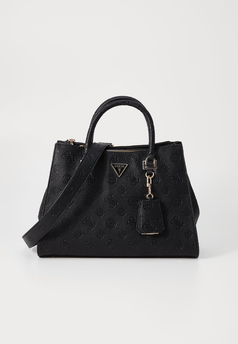 Guess - CRESIDIA SOCIETY SATCHEL - Handbag - black, Enlarge