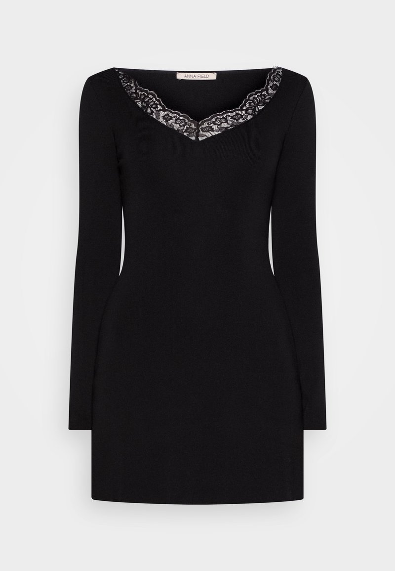 Anna Field Gebreide jurk zwart Anna Field Gebreide jurk zwart