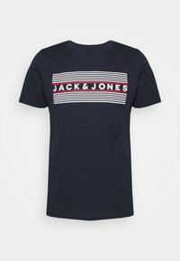 ECORP LOGO SS O-NECK NOOS - T-shirt básica - navy blazer