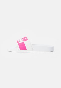 Não selecionado, white-neon pink