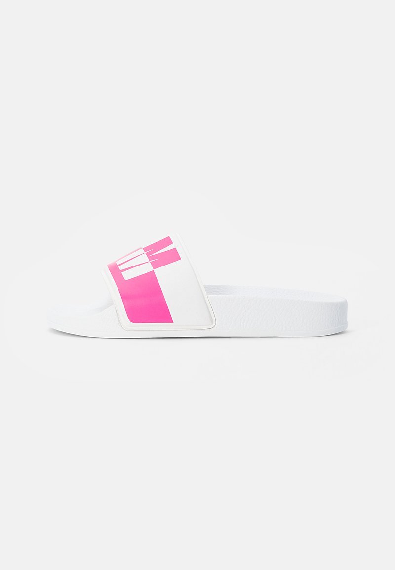 MSGM Mulas - white-neon pink