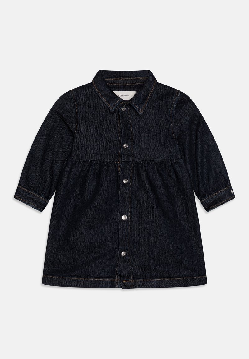 Calvin Klein Jeans DRESS - Farkkumekko - clean rinse blue