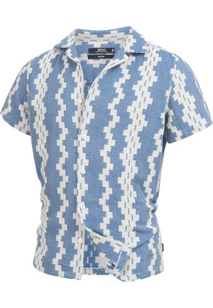 INDICODE JEANS, INDICODE JEANS HEMD KURZARM INCOSBY - Camisa - blue