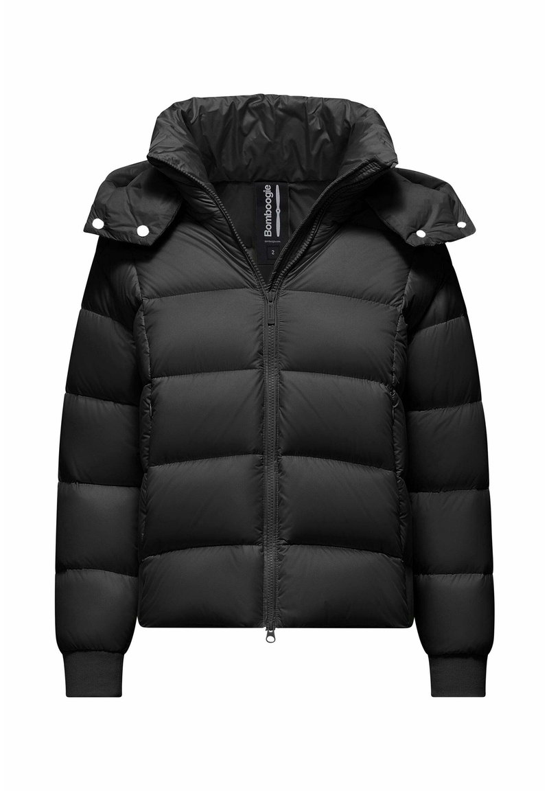 Bomboogie WITH DETACHABLE HOOD - Gewatteerde jas - black/zwart - Zalando.nl
