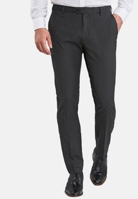 Next - Suit Trousers Skinny Fit - Pantalon - grey Miniatuurafbeelding 1