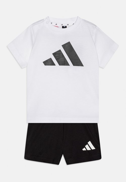 adidas ESSENTIALS INFANT UNISEX SET - Pantalón corto de deporte - white/black — photo 3